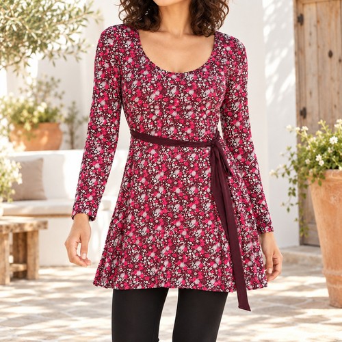 Shirt longshirt millefleur - shirt,