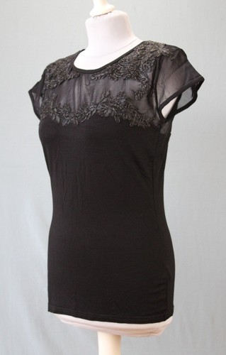 Melrose shirt s schwarz - t-shirt, gr.