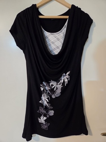 Shirt schwarz melrose - shirt, größe