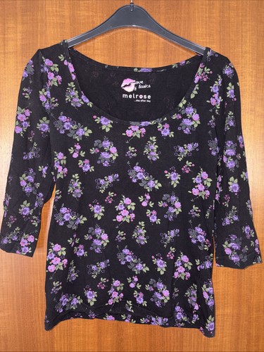 Melrose shirt schwarz - melrose,