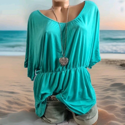 Melrose viskose kurzarmshirt - viskose,
